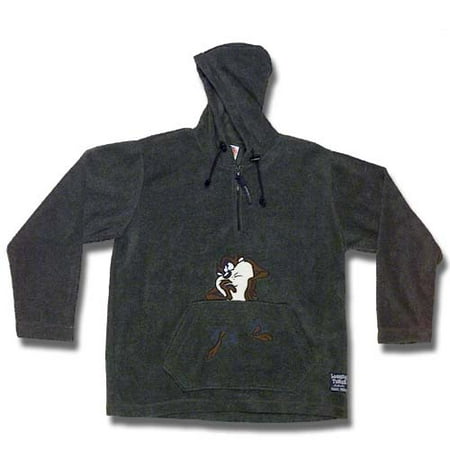 Tazmanian Devil Hooded Fleece Top