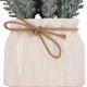 thumbnail image 2 of Small Artificial Plants Pots Mini Fake Potted Plants Ornament Indoor Outdoor Home Decor 7146C 02 Pleated Vase, 2 of 4