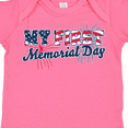 thumbnail image 4 of Inktastic My First Memorial Day Grunge with Fireworks Boys or Girls Baby Bodysuit, 4 of 5
