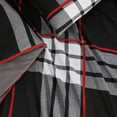 thumbnail image 2 of Truly Soft Danbury Plaid Microfiber 100% Microfiber Polyester  3 Piece King Comforter Set in Black Multi, All Season, Adult Size, OEKO-TEX Certified, 2 of 9