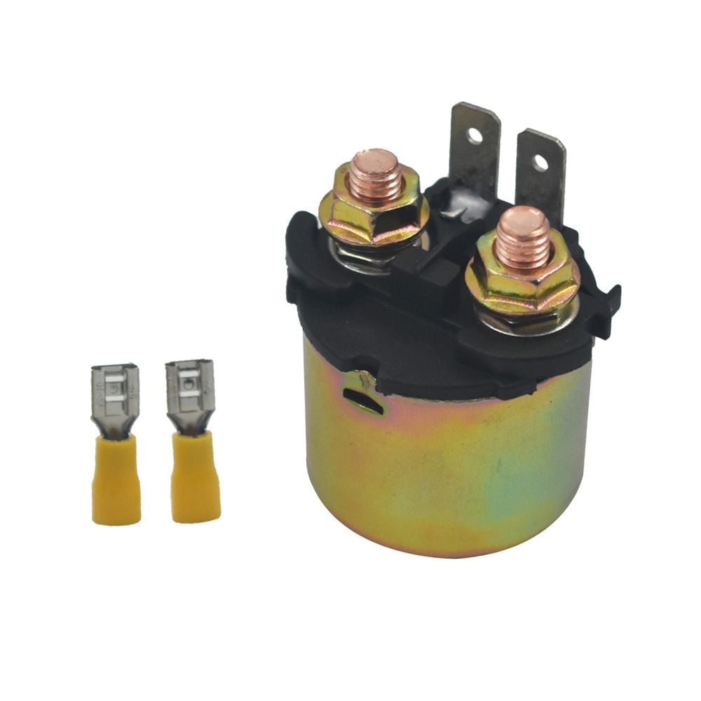 Starter Solenoid Relay For Kawasaki Bayou 220/250, Honda Shadow, Suzuki GSXR - 12V 30A Fuse Included
