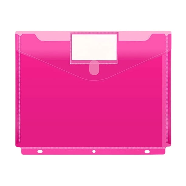 3-Hole A4 Document Pouch With Label