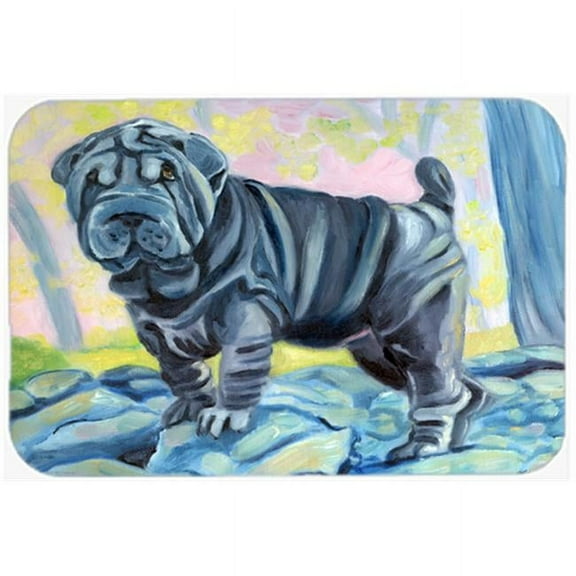 Blue Shar Pei Mouse Pad- Hot Pad & Trivet