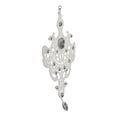 thumbnail image 3 of Melrose 9.5" Elegant Jeweled Lace Doily Style Christmas Ornament - White, 3 of 3