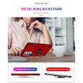 thumbnail image 7 of NIFFPD Galaxy A33 Case, Samsung A33 Case Ring Kickstand Hard PC Soft TPU Phone Cover for Samsung Galaxy A33 5G Red, 7 of 7