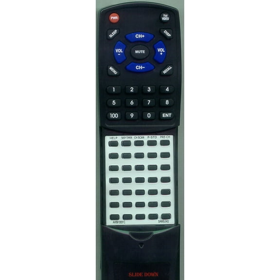 Replacement Remote for SAMSUNG AA59-10031C, AA5910031C, RTAA5910031C, 3F1400051050, TXG2545, TCD1372, TXE1970, TXG2547, TXG2045, CT3338VCXXAP
