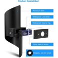 thumbnail image 2 of Modern LED Wall Light 10W, Aluminum Housing IP65 Waterproof Up/Down Light, Warm White Black Light, 2 of 5