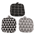 thumbnail image 1 of 12 Pieces Cotton Pot Holders Machine Washable Heat Resistant Potholder Square Pot Holder with Hanging Loop for Cooking, 1 of 6