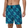 thumbnail image 2 of Fotbe Cute Turtle Men’s Swim Trunks Quick Dry Swim Shorts Board Shorts with Mesh Lining-Medium, 2 of 9