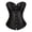 Black, variant on Boned Corsets Bustier Top Women White M