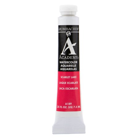 UPC: 0014173350978 | Grumbacher Academy Watercolor  7.5ml Tube  Scarlet Lake