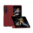 thumbnail image 1 of Carbon Fiber Full Body Phone Case Compatible With Samsung Galaxy Z Fold 4 With Kickstand, 1 of 2