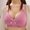 Hot Pink, variant on Qulqfy No Underwire Women Bra Lace Beige Lifting Lightly Lined Adjustable Straps Bras T Shirt Bra 34