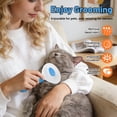 thumbnail image 4 of Pet Grooming Deshedding Brush for Dogs Cats, Short & Long Hair, Gentle Shedding Comb for Indoor Cats Puppies Kittens, 4 of 5