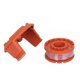 thumbnail image 4 of Riwesomey Cabezal de cortacésped de buena compatibilidad para varias marcas: juego de carrete de repuesto de nailon resistente y resistente al Herramientas eléctricas 4 + 1 juegos, 4 of 6