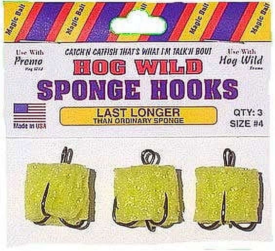 Mb Hog Wild Sponge Hooks #6 3pk
