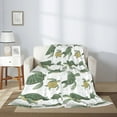 thumbnail image 2 of Rateoe Cute Turtle Pattern Flannel Throw Blanket, Ultra-soft Blanket for Bed, Couch, Car, Hypoallergenic Anti-pilling blanket-40"x30"(Vertical), 2 of 6
