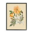 thumbnail image 2 of Stupell Industries Sweet as Honey Bumble Bee Yellow Poppy Flower, 16 x 20, Design by House Fenway, 2 of 5