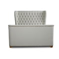 thumbnail image 3 of Manhattan Comfort Lola Fabric Upholstered Full Size Bed Frame in Ivory, 3 of 8