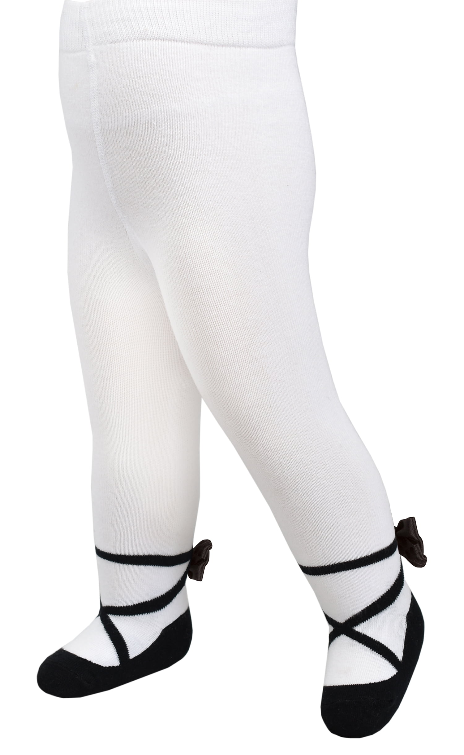 baby tights with ballet shoe