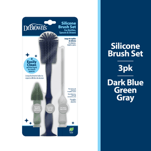 Dr. Brown's Silicone Cleaning Brush Set, 3-Pack
