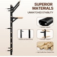 thumbnail image 6 of Swedish Ladder, Stall Bar, Suspension Trainer with Pull-Up Bar and Dip Bar Attachments, Wooden Stall Bar with 9 Strategic Rods for Core Strengthening and Stretching Balanced for Body Exercises, 6 of 9