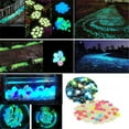Cheers.US 50Pcs Colorful Glow in The Dark Pebbles Stones Rocks for Fish ...