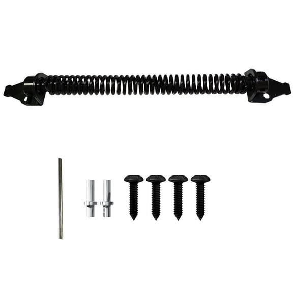 Self Closing Door Spring Gate Kit for Wooden Fence Springs to Close Outdoor Closers