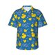 thumbnail image 1 of Balery Rubber Duck Camisas hawaianas de manga corta para hombre, camisas playeras de corte holgado, camisas de vacaciones con botones,XX-Large, 1 of 7