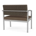 thumbnail image 3 of Pemberly Row Chaise d'Attente pour Réception Bariatrique - Acier Argenté / Brun / Brun, 3 of 5