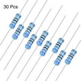 thumbnail image 3 of 30pcs Metal Film Resistors 6.8K Ω 2W 1%Tolerances 5 Color Bands, 3 of 4