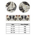 thumbnail image 6 of Xipuska Vintage Rooster Bed Runners for King Size Bed, Decorative Bed Throws for Foot of Bed, Watercolor Black Yellow Farmhouse Animals Bed Runner Sofa Throw Bedding Scarf Slipcover for Bedroom, 6 of 6