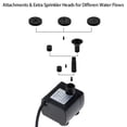 thumbnail image 2 of Conjunto de bomba de fuente de agua solar de 1.8w brillar Electrónica, 2 of 5