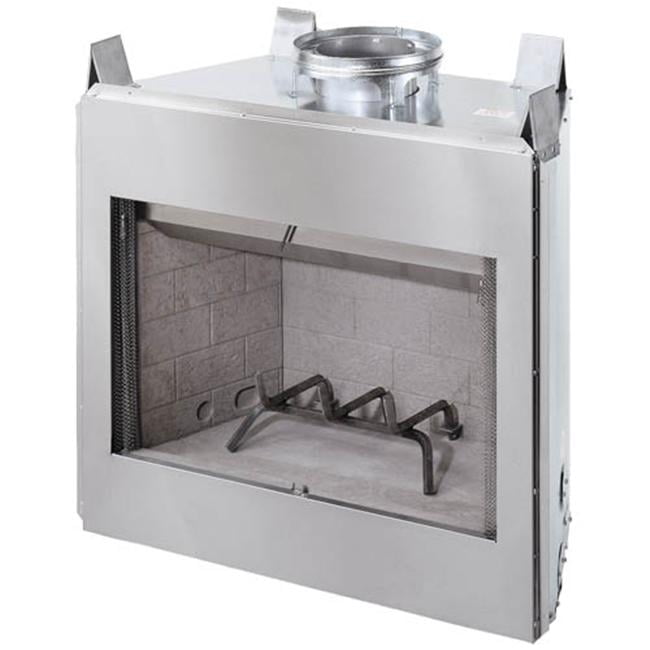 FMI S42 42'' Tuscan Outdoor Wood Burning Firebox Natural White