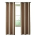 thumbnail image 2 of Plano Grommet Insulated Solid Curtain Panel 40" x 84" in Taupe, 2 of 4