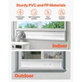 thumbnail image 4 of VEVOR Dryer Vent Window Kit Fits 4 Inch Hose Adjustable for Sliding Windows, 4 of 9