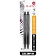 thumbnail image 1 of Bolígrafo de gel Zebra Pen G-450, retráctil, tinta negra, 0,7 mm, paquete de 2, 1 of 6