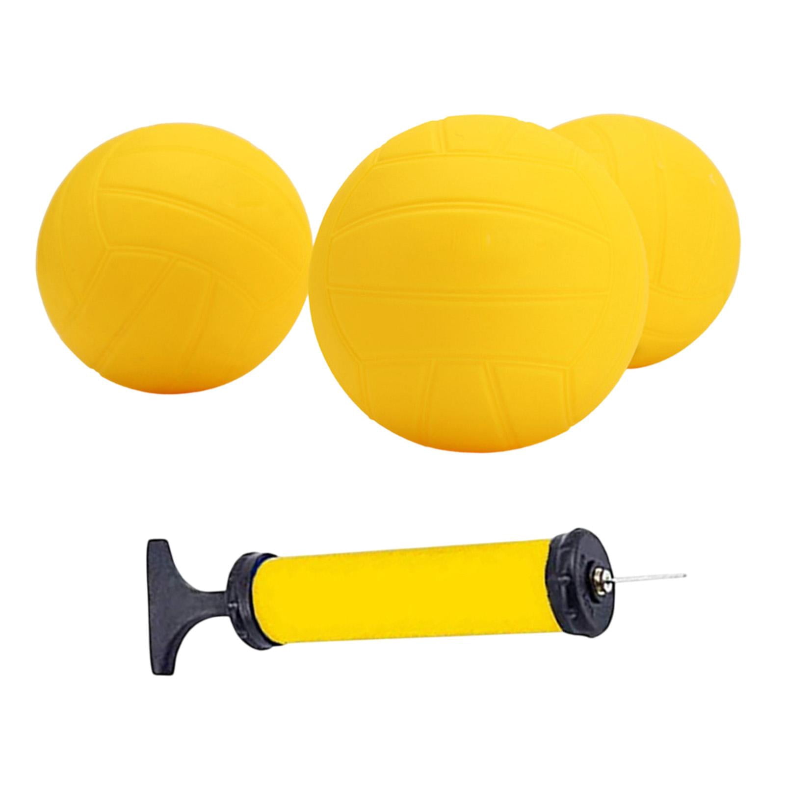 harayaa -Replacement Balls, Mini Volleyball, Strong Soft Yellow Roundnet Game Balls with 3.5 Inch 3pcs