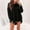 Black, variant on Oplxuo Long Sleeve Shirts For Women Oversized Sweatshirt Crewneck Waffle Knit Fall Tops for Women 2025