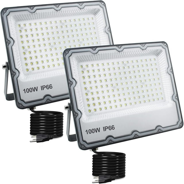 Ouside Luz LED Eléctrica con Cable, 3.41 Libras, Paquete de 2