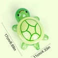 thumbnail image 3 of Large Glow-In-The-Dark Turtle Green - Luminescent Turtle Box for Storing Toys Home Decor Resin Craft Turtle Figurines That Glow Storage Ornament - 11 Glow-In-The-Dark Turtles, 3 of 8