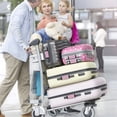 thumbnail image 5 of Luggage Handle Wrap for Suitcase 4 Pack Luggage Tag Identifiers for Travel Accessories Cherry with Gingham, 5 of 6