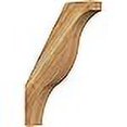 thumbnail image 3 of Ekena Millwork BRC04X20X28FST00RWR Genouillère Funston Rugueuse 4"L x 20"P x 28"H, Cèdre Rouge Western, 3 of 4