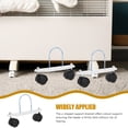 thumbnail image 4 of 1 par de accesorios de calentador interior con ruedas giratorias de 360 ​​grados para calentador de Gas de Patio, pieza de repuesto de soporte de calentador eléctrico, 4 of 5