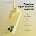 thumbnail image 3 of Funda Elago Liquid Silicone compatible con iPhone 15 Pro, color amarillo, 3 of 6