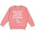 thumbnail image 2 of Inktastic Future Doctor Like Mommy Toddler Sweatshirt, 2 of 4