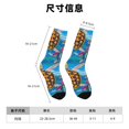 thumbnail image 3 of Fotbe Little Sea Turtles Calcetas Largas con Estampado para Hombre y Mujer – Calcetas de Compresión Transpirables y Elásticas, Viajar y Uso Diario Talla 5-11, 3 of 6