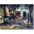 thumbnail image 1 of Ceramic Tile Mural-Frederick Bridgman Men Women Painting 12. 60" w x 72" h using (30) 12 x 12 ceramic tiles, 1 of 3