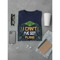 thumbnail image 3 of I've Got Plans In My Room T-Shirt Men -Smartprints Designs, Male 5X-Large, 3 of 4
