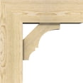 thumbnail image 3 of Ekena Millwork 8"W x 22"D x 22"H Balboa Block Rough Sawn Bracket w/ Offset Brace, Douglas Fir, 3 of 25